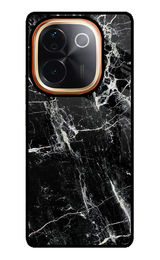 Black Marble Texture Vivo T3 Pro 5G Glass Case