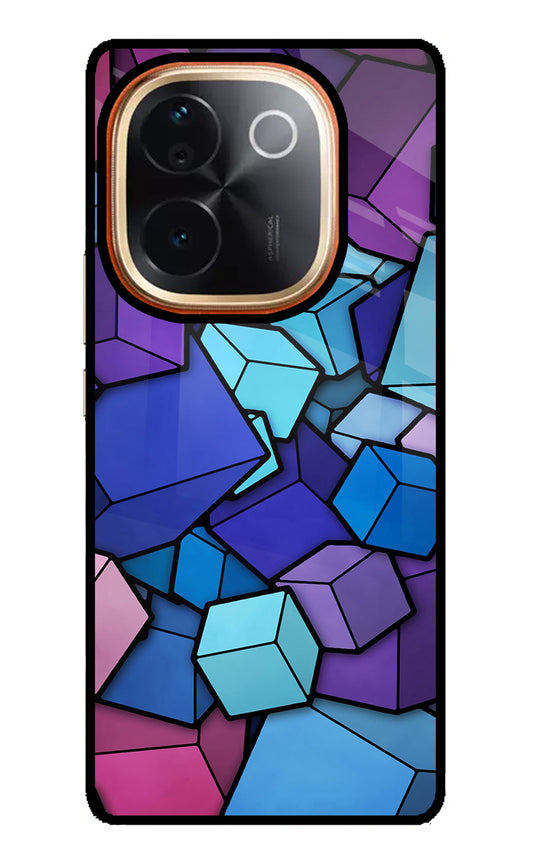 Cubic Abstract Vivo T3 Pro 5G Glass Case