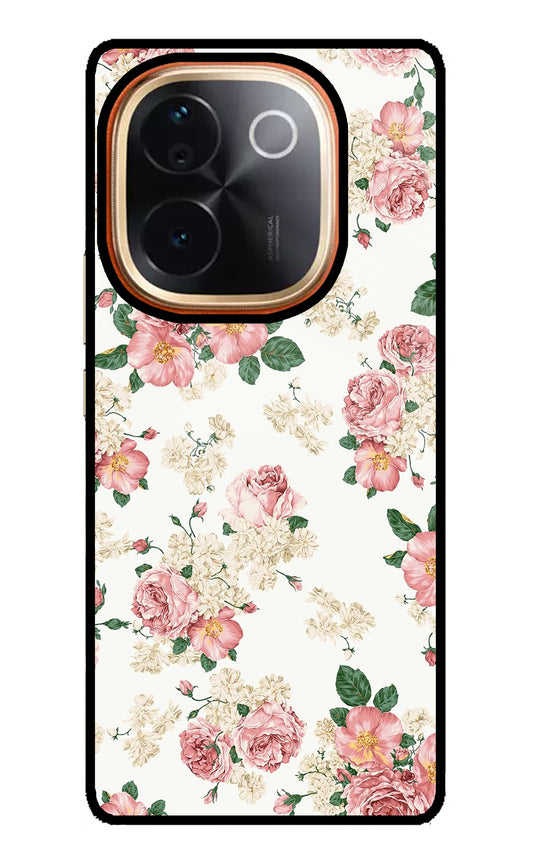 Flowers Vivo T3 Pro 5G Glass Case
