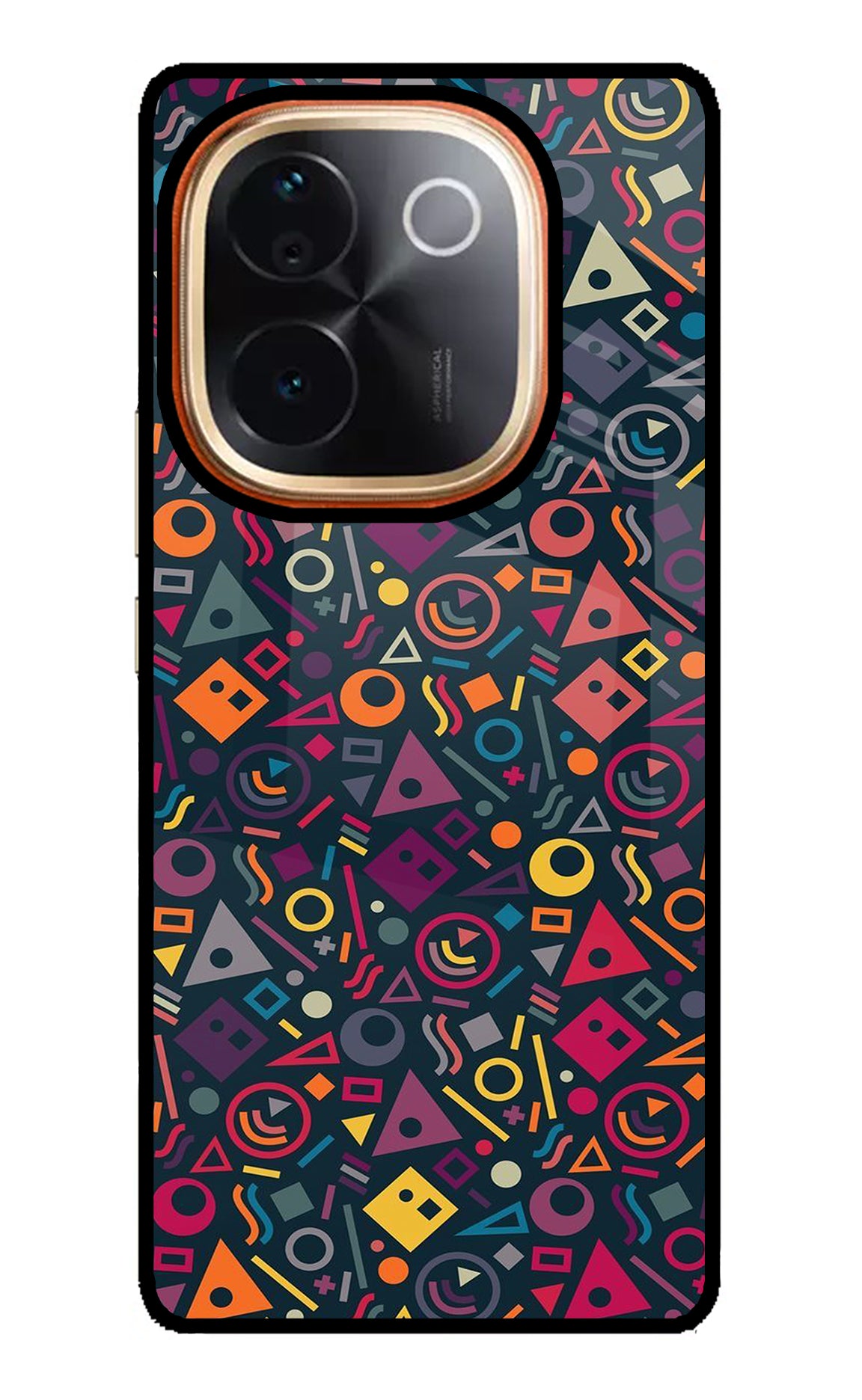 Geometric Abstract Vivo T3 Pro 5G Glass Case