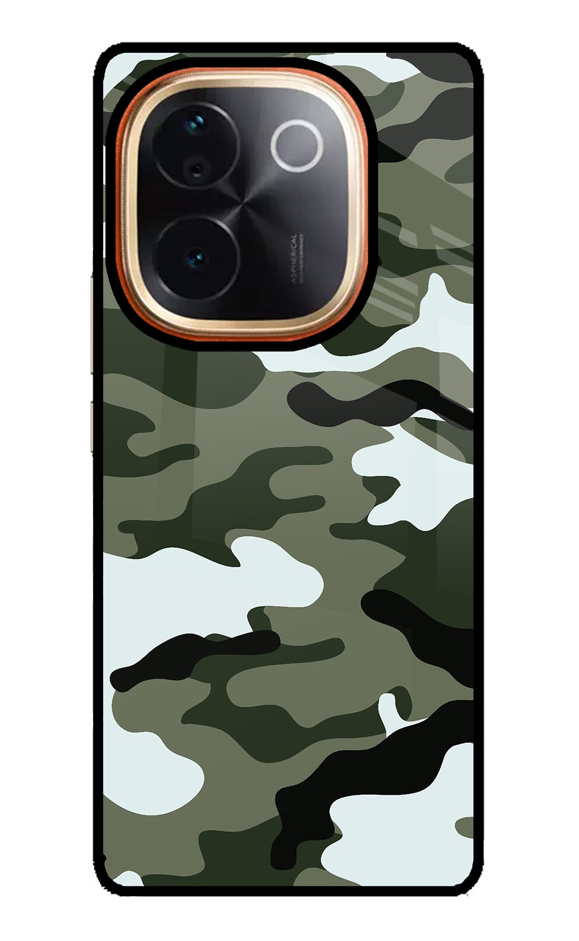 Camouflage Vivo T3 Pro 5G Glass Case