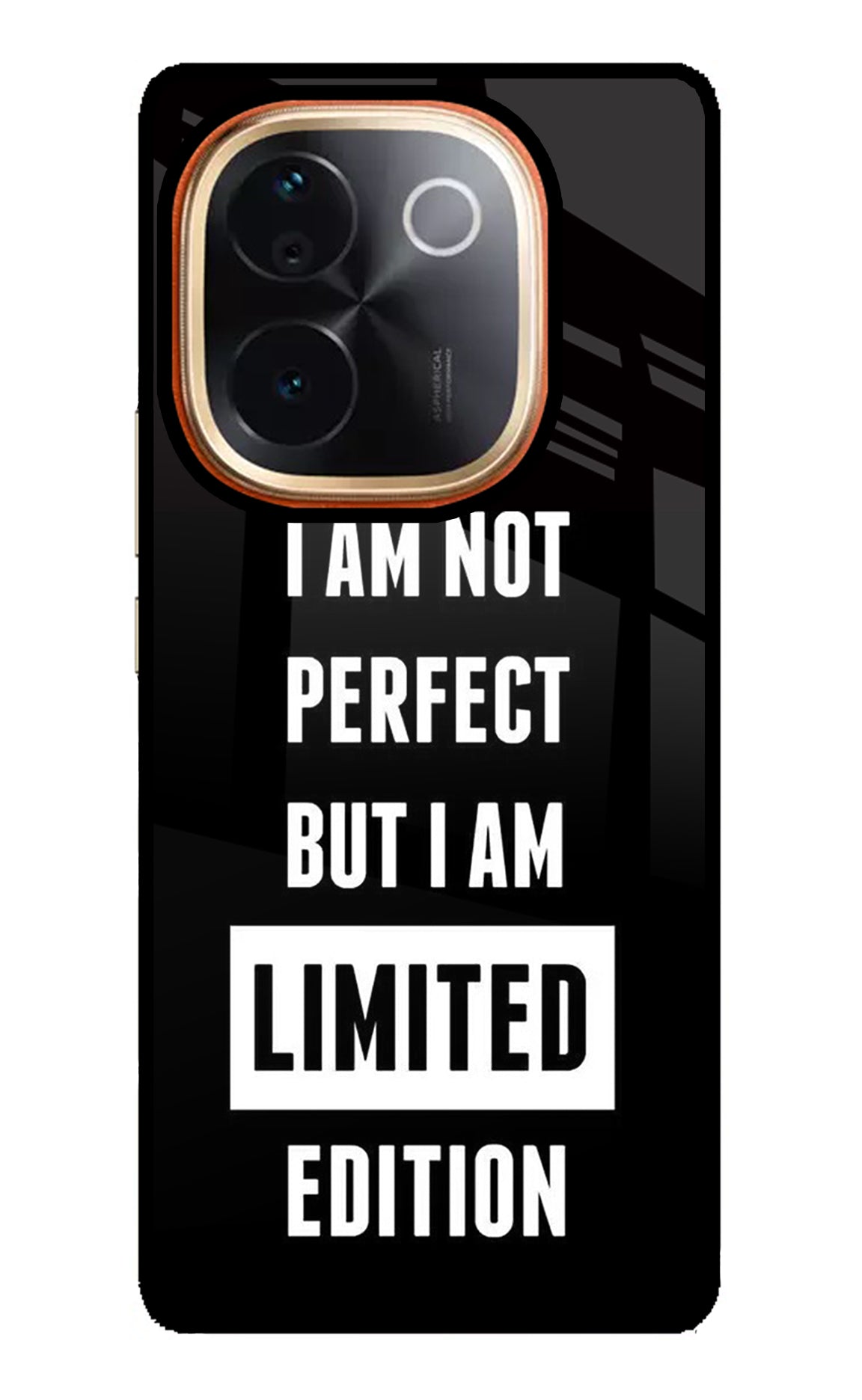 I Am Not Perfect But I Am Limited Edition Vivo T3 Pro 5G Glass Case