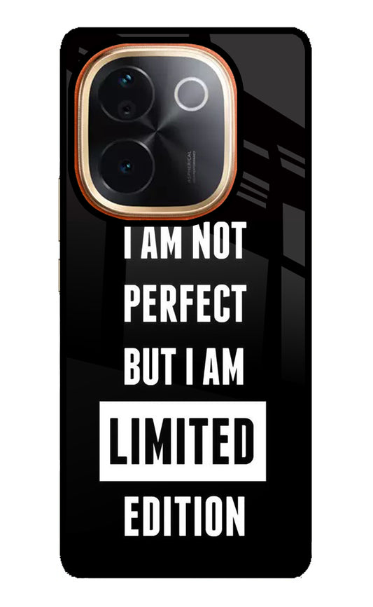I Am Not Perfect But I Am Limited Edition Vivo T3 Pro 5G Glass Case