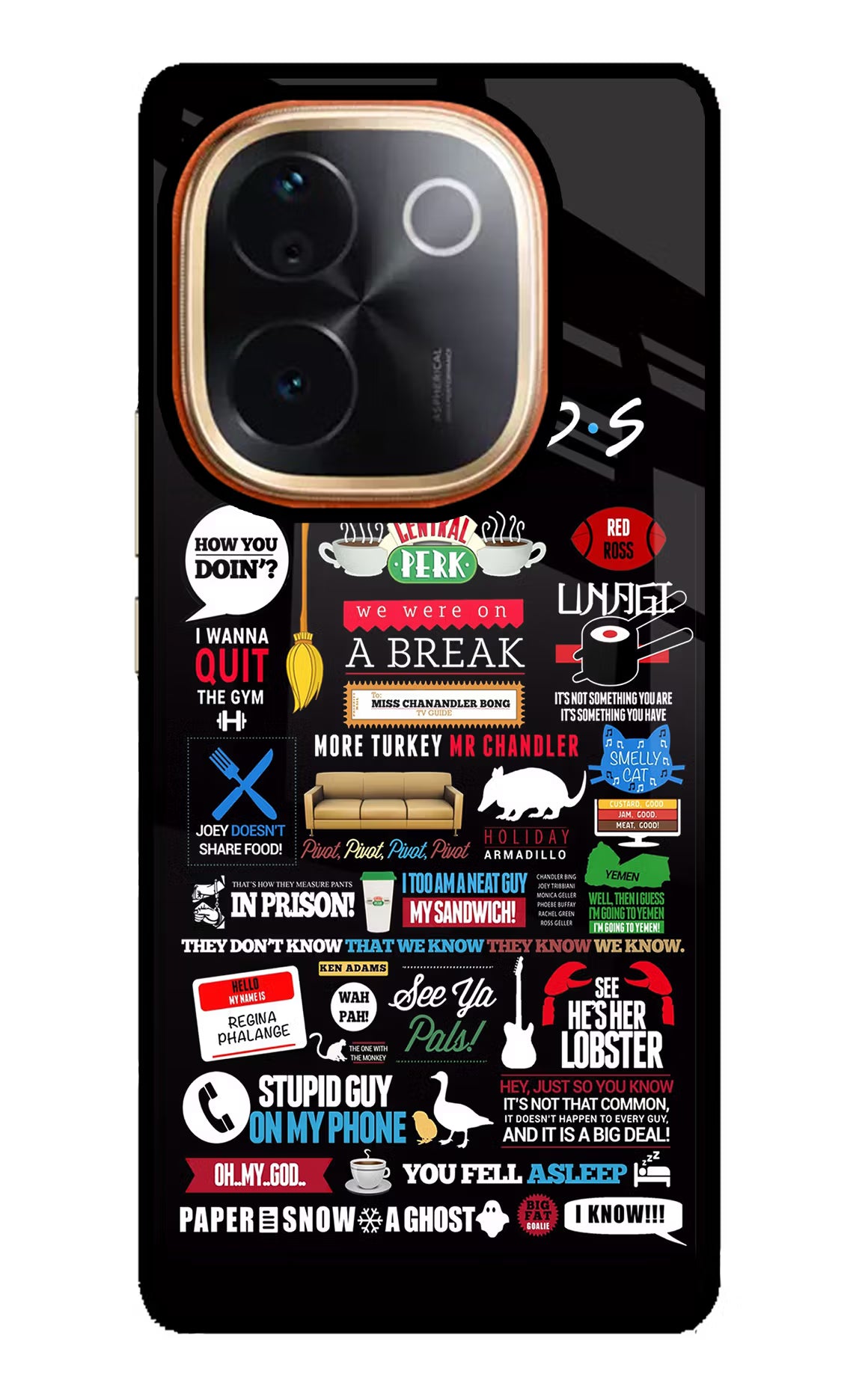 FRIENDS Case for Vivo T3 Pro 5G by Casekaro