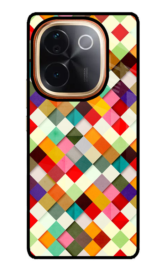 Geometric Abstract Colorful Vivo T3 Pro 5G Glass Case