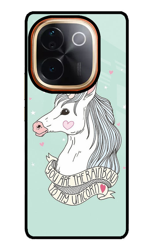 Unicorn Wallpaper Vivo T3 Pro 5G Glass Case