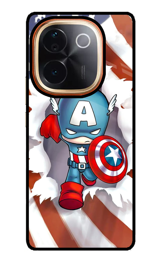 Captain America Vivo T3 Pro 5G Glass Case