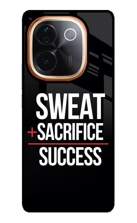 Sweat Sacrifice Success Vivo T3 Pro 5G Glass Case