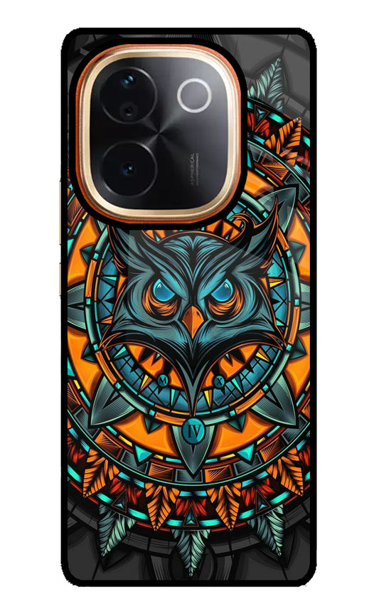 Angry Owl Art Vivo T3 Pro 5G Glass Case