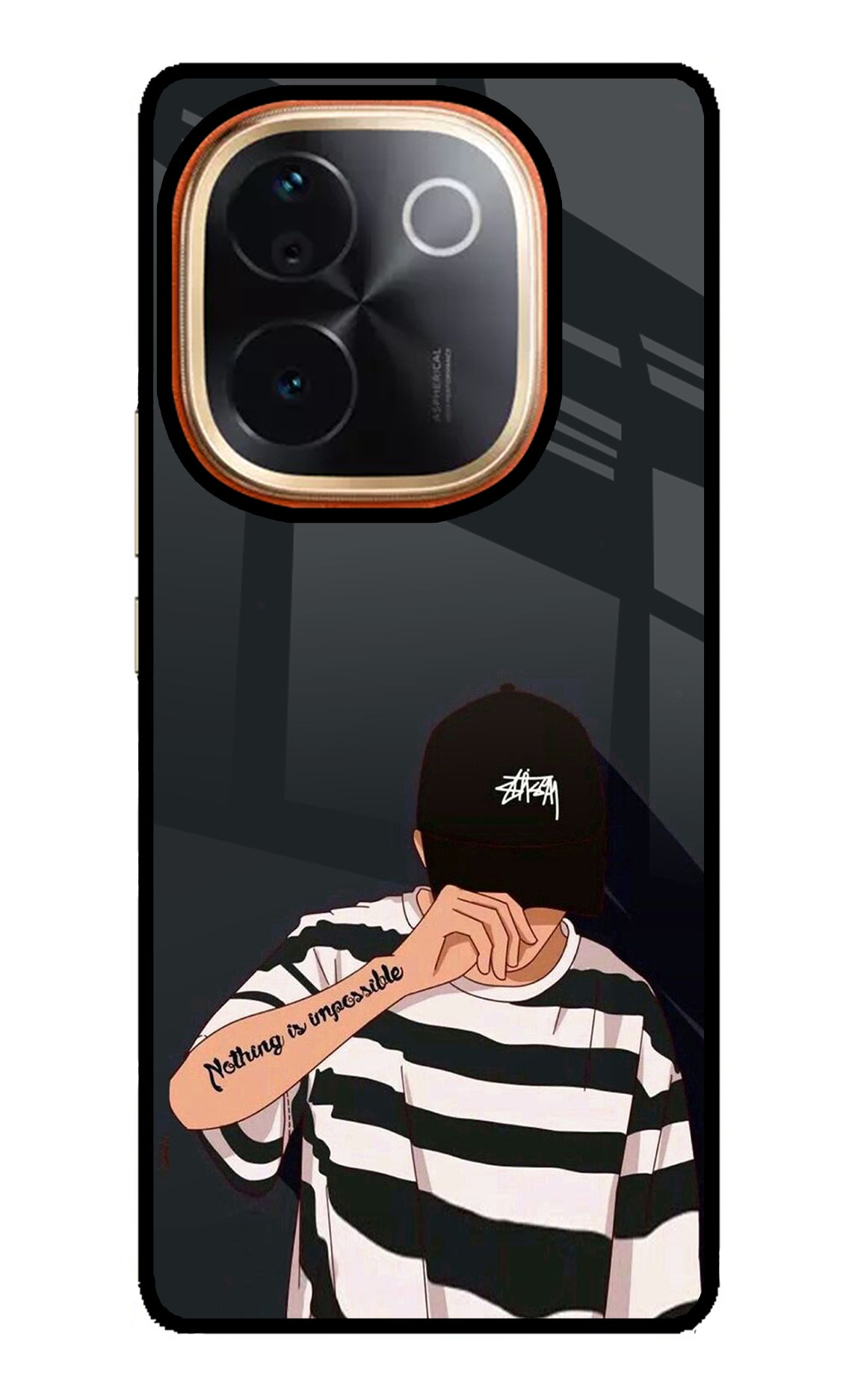 Aesthetic Boy Vivo T3 Pro 5G Glass Case