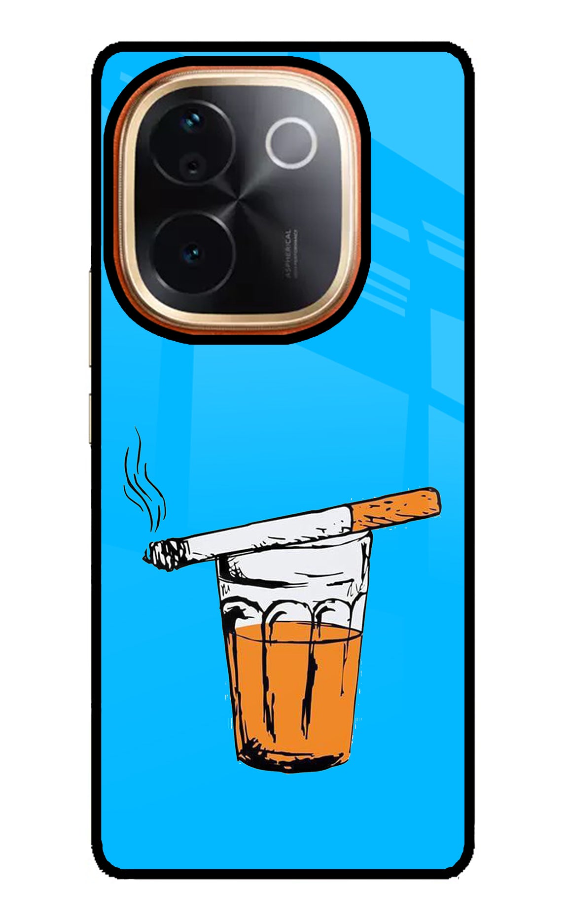 Chai Sutta Vivo T3 Pro 5G Glass Case