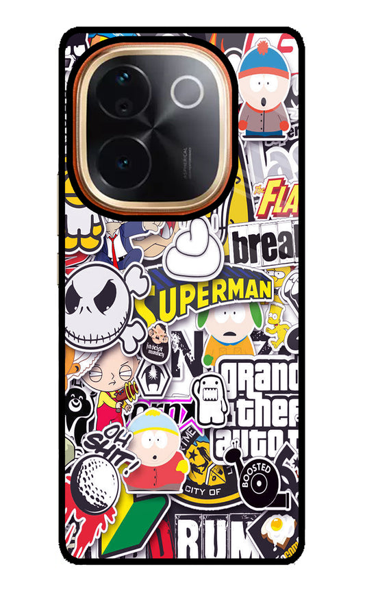 Sticker Bomb Vivo T3 Pro 5G Glass Case
