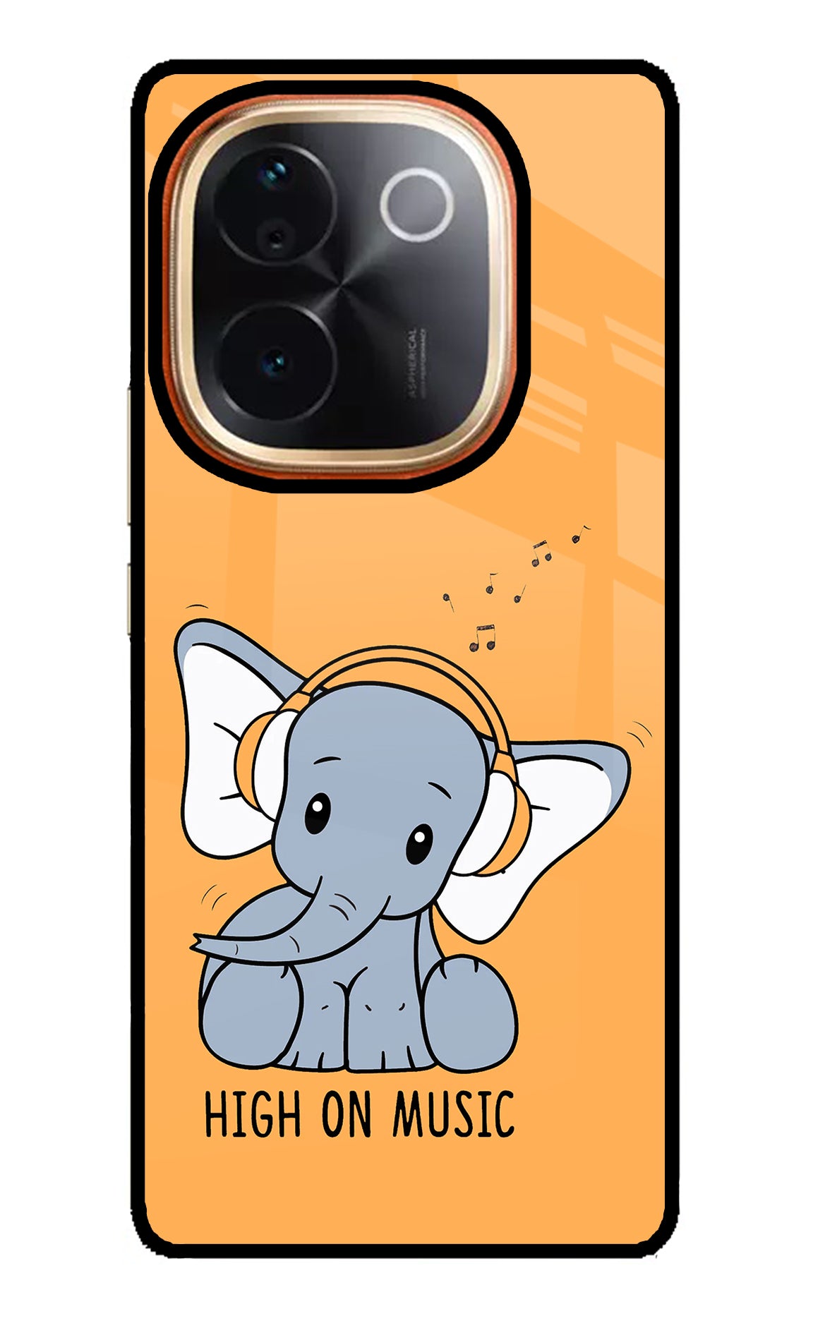 High On Music Vivo T3 Pro 5G Glass Case