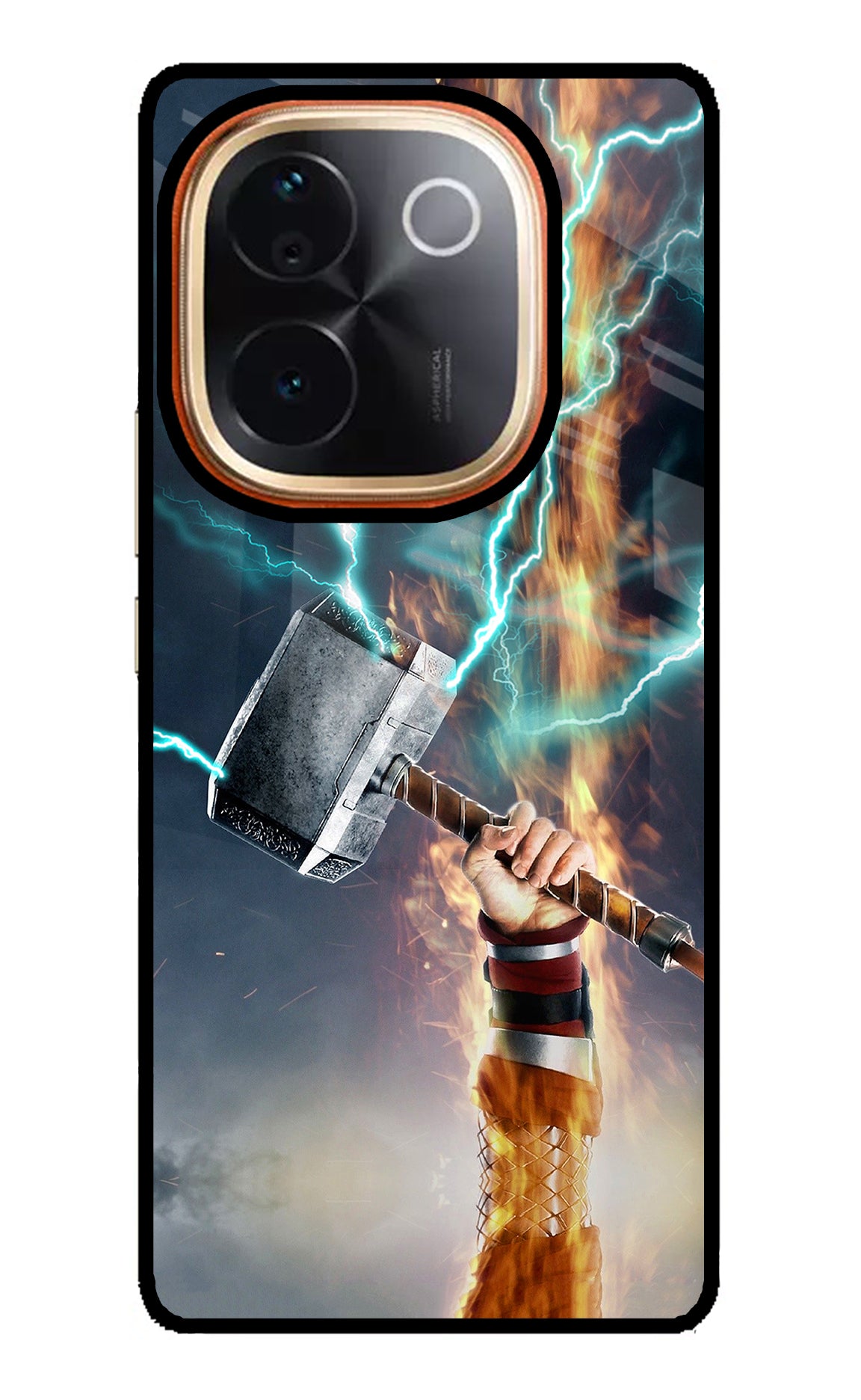 Thor Hammer Mjolnir Vivo T3 Pro 5G Glass Case
