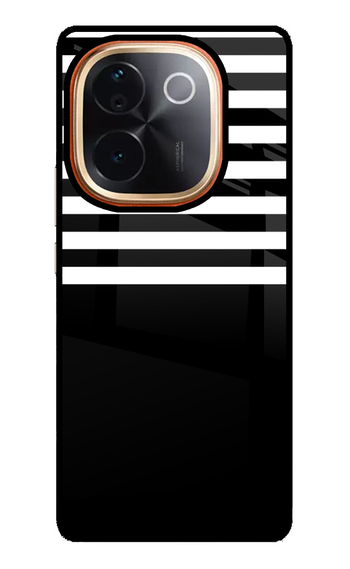 Black and White Print Vivo T3 Pro 5G Glass Case