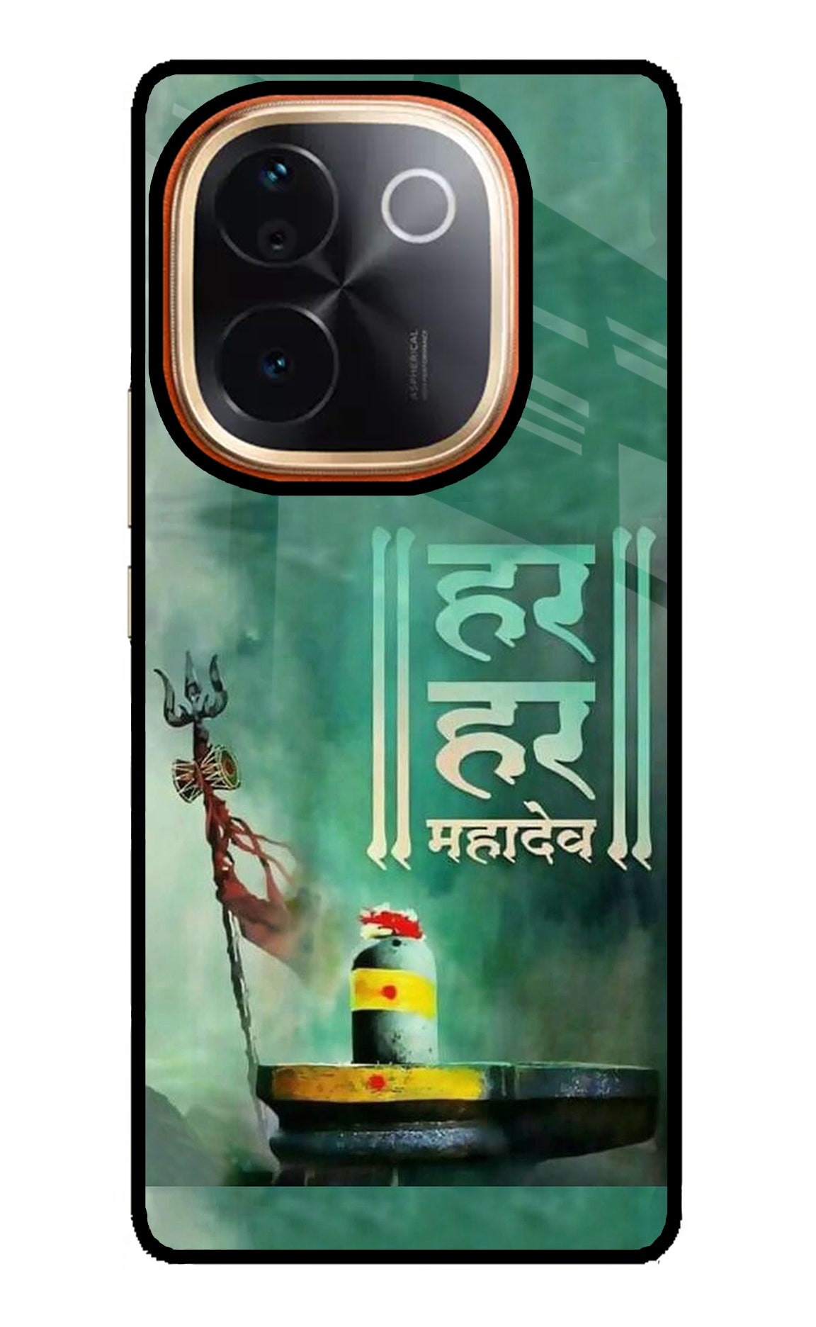 Har Har Mahadev Shivling Vivo T3 Pro 5G Glass Case