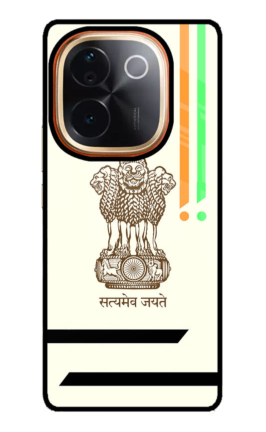 Satyamev Jayate Brown Logo Vivo T3 Pro 5G Glass Case