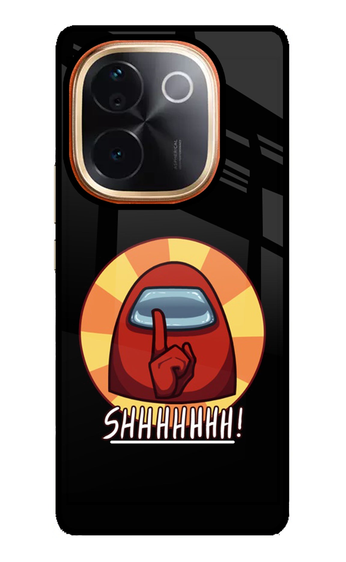 Among Us Shhh! Vivo T3 Pro 5G Glass Case