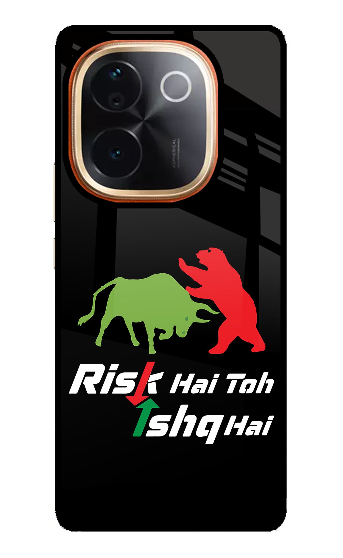 Risk Hai Toh Ishq Hai Vivo T3 Pro 5G Glass Case