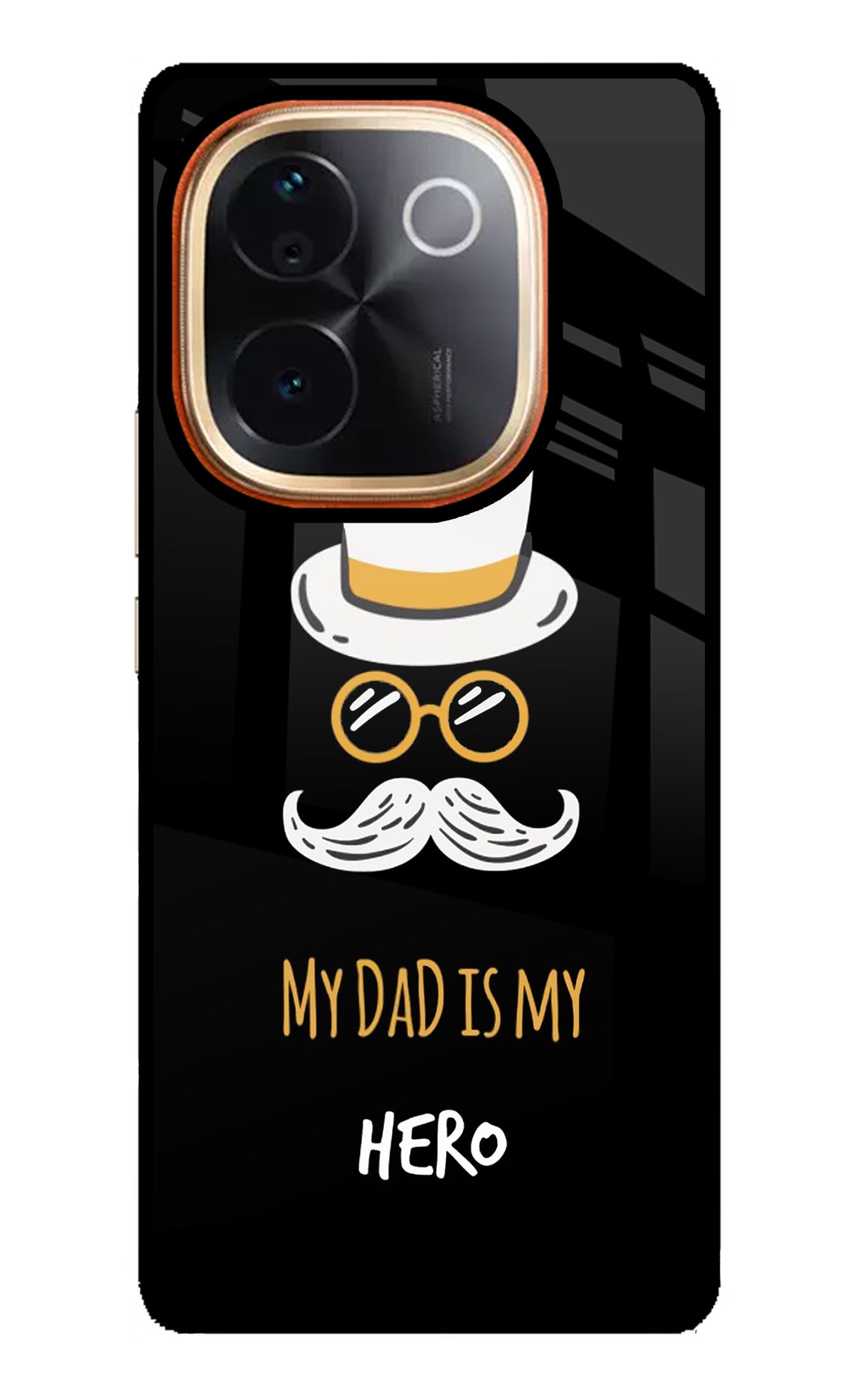My Dad Is My Hero Vivo T3 Pro 5G Glass Case