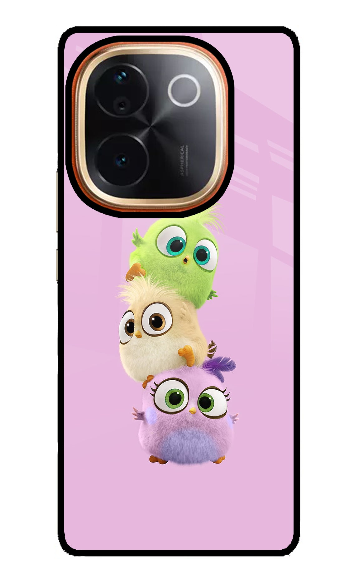 Cute Little Birds Vivo T3 Pro 5G Glass Case