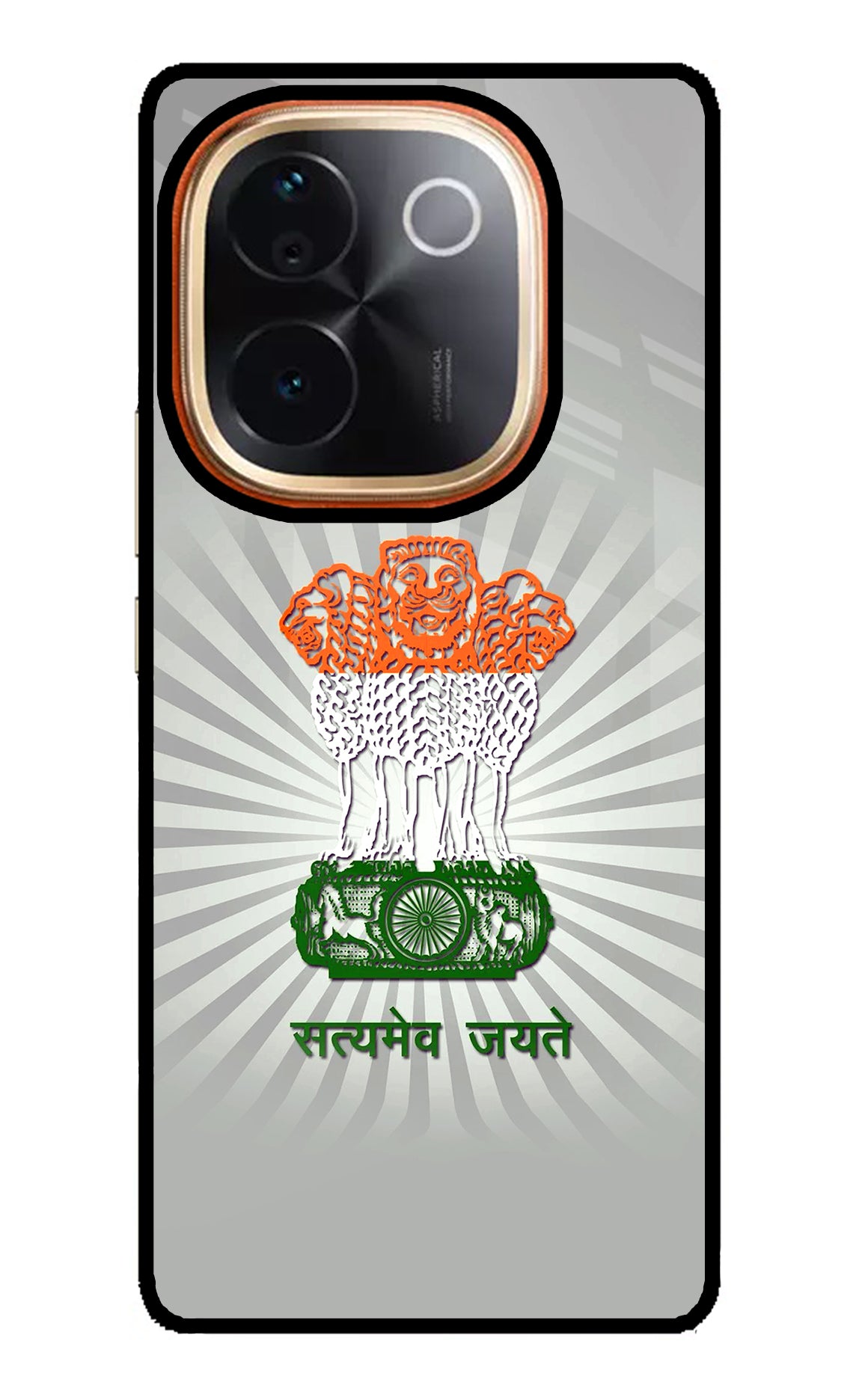 Satyamev Jayate Art Vivo T3 Pro 5G Glass Case