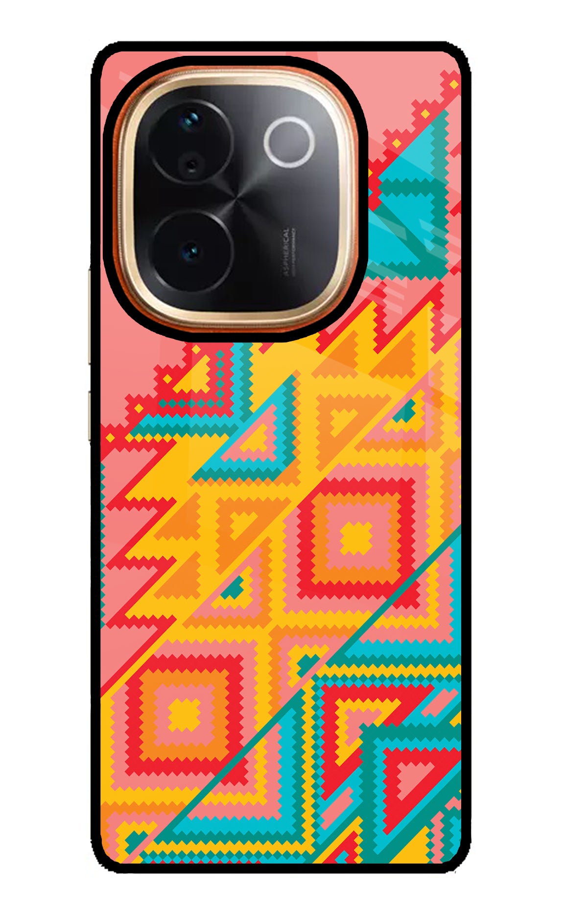 Aztec Tribal Vivo T3 Pro 5G Glass Case