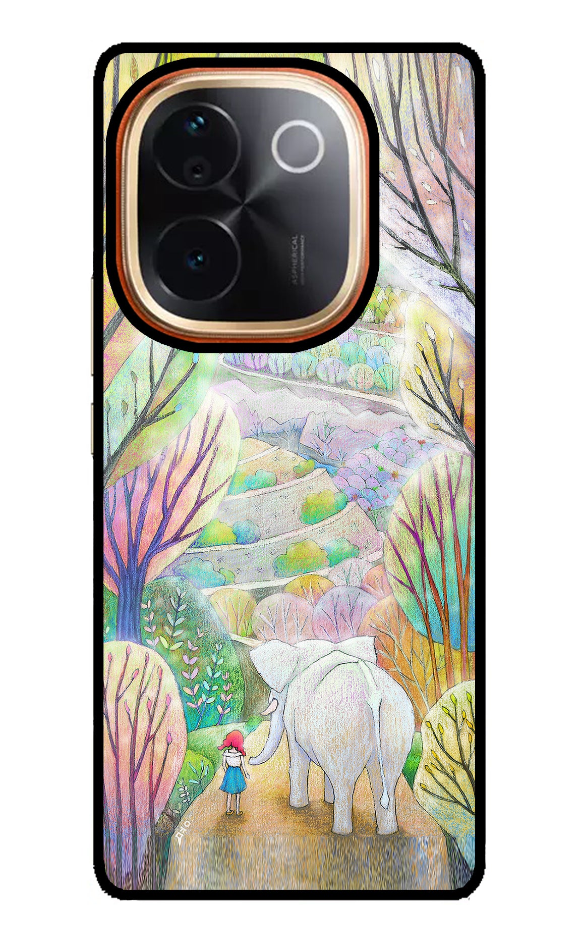 Nature Painting Vivo T3 Pro 5G Glass Case