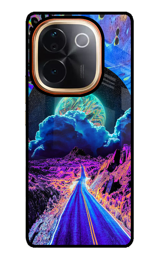 Psychedelic Painting Vivo T3 Pro 5G Glass Case