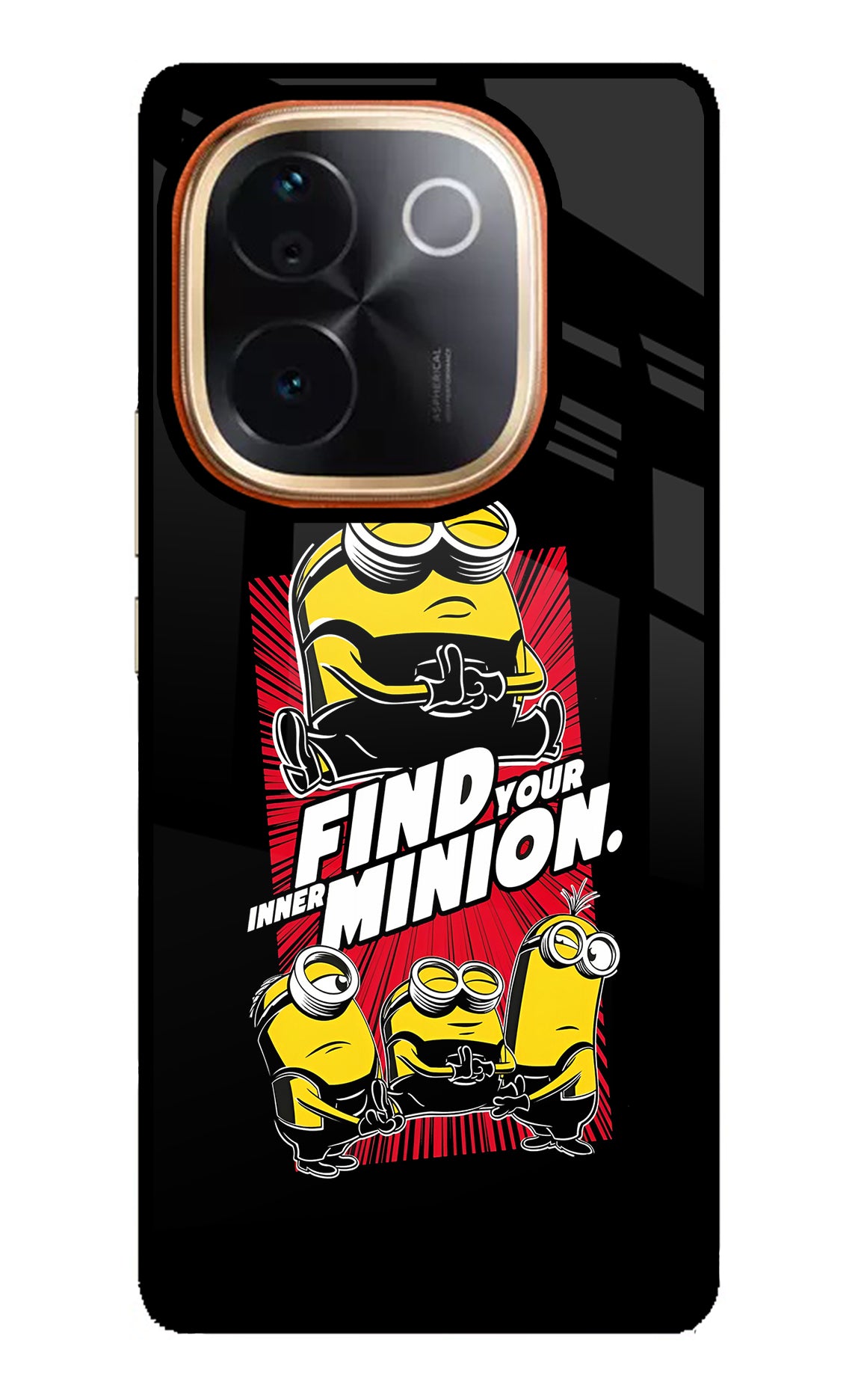 Find your inner Minion Vivo T3 Pro 5G Glass Case