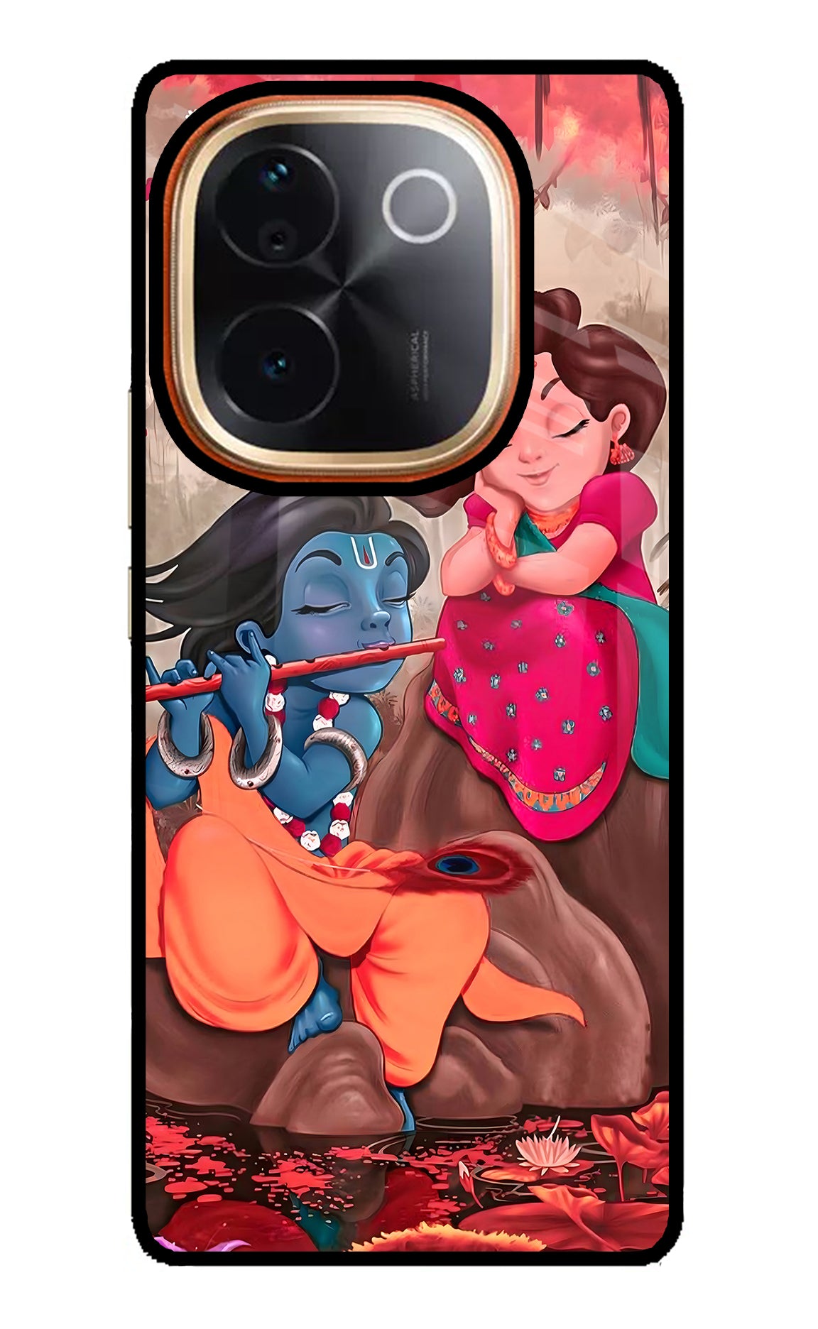 Radhe Krishna Vivo T3 Pro 5G Glass Case