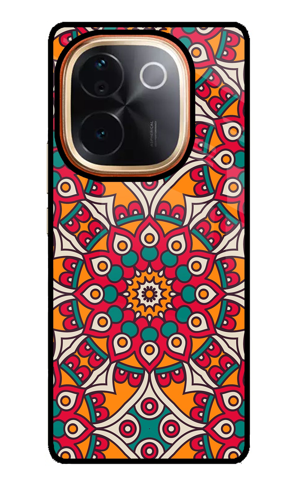 Mandala Art Vivo T3 Pro 5G Glass Case