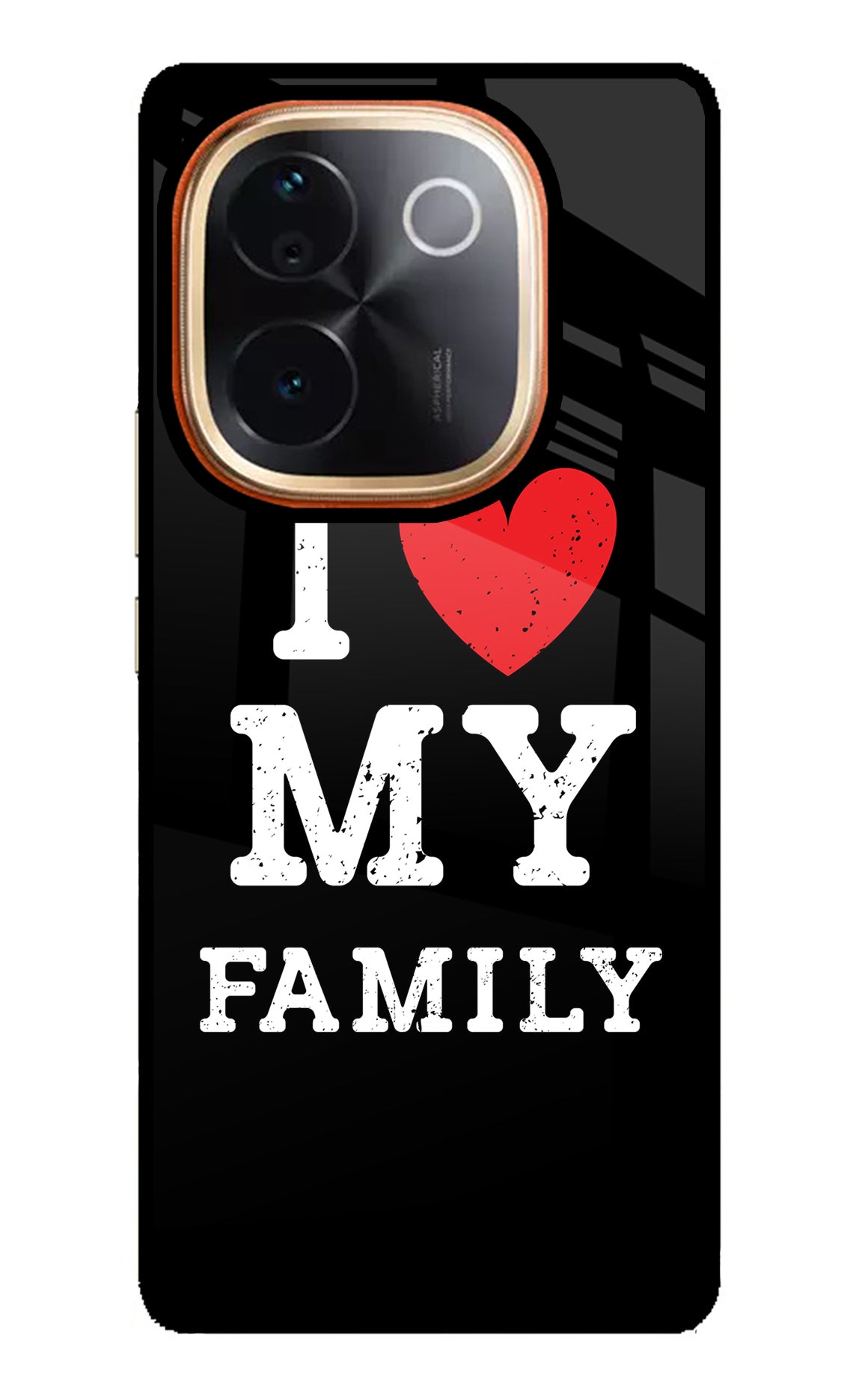 I Love My Family Vivo T3 Pro 5G Glass Case