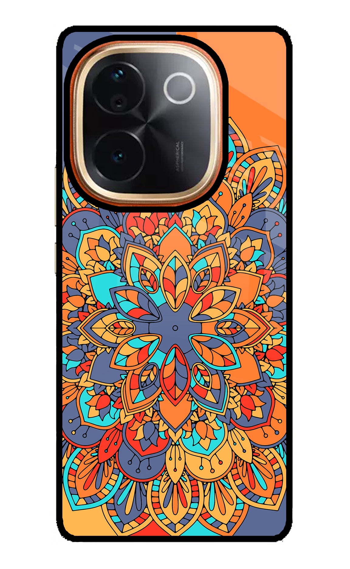 Color Mandala Vivo T3 Pro 5G Glass Case
