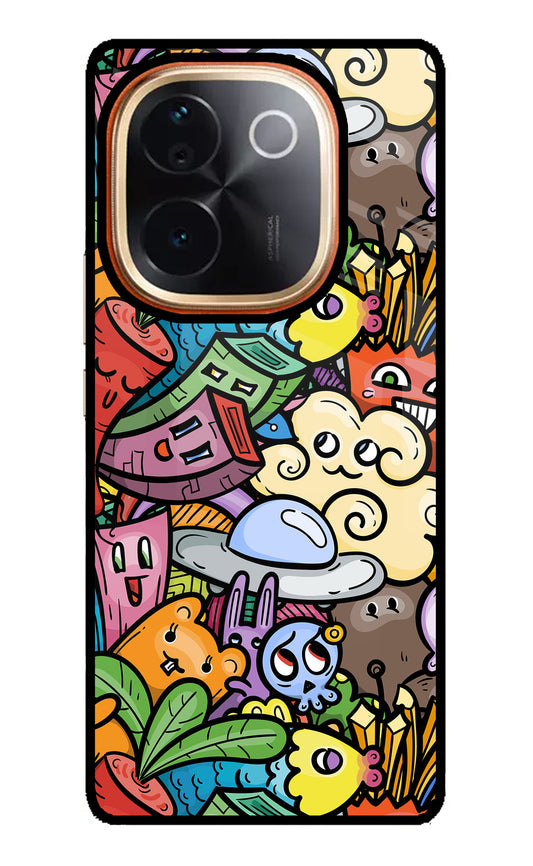 Veggie Doodle Vivo T3 Pro 5G Glass Case