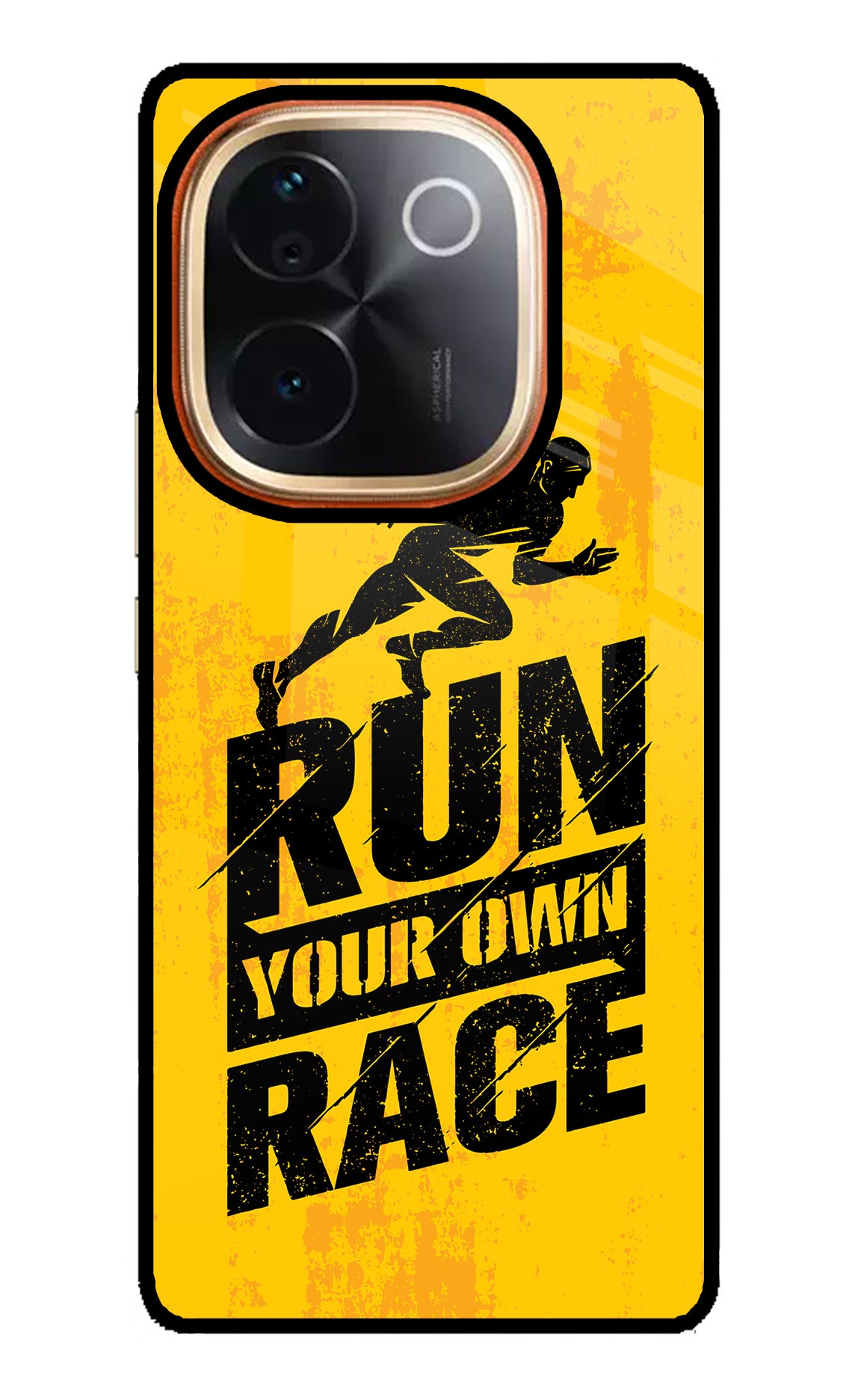 Run Your Own Race Vivo T3 Pro 5G Glass Case