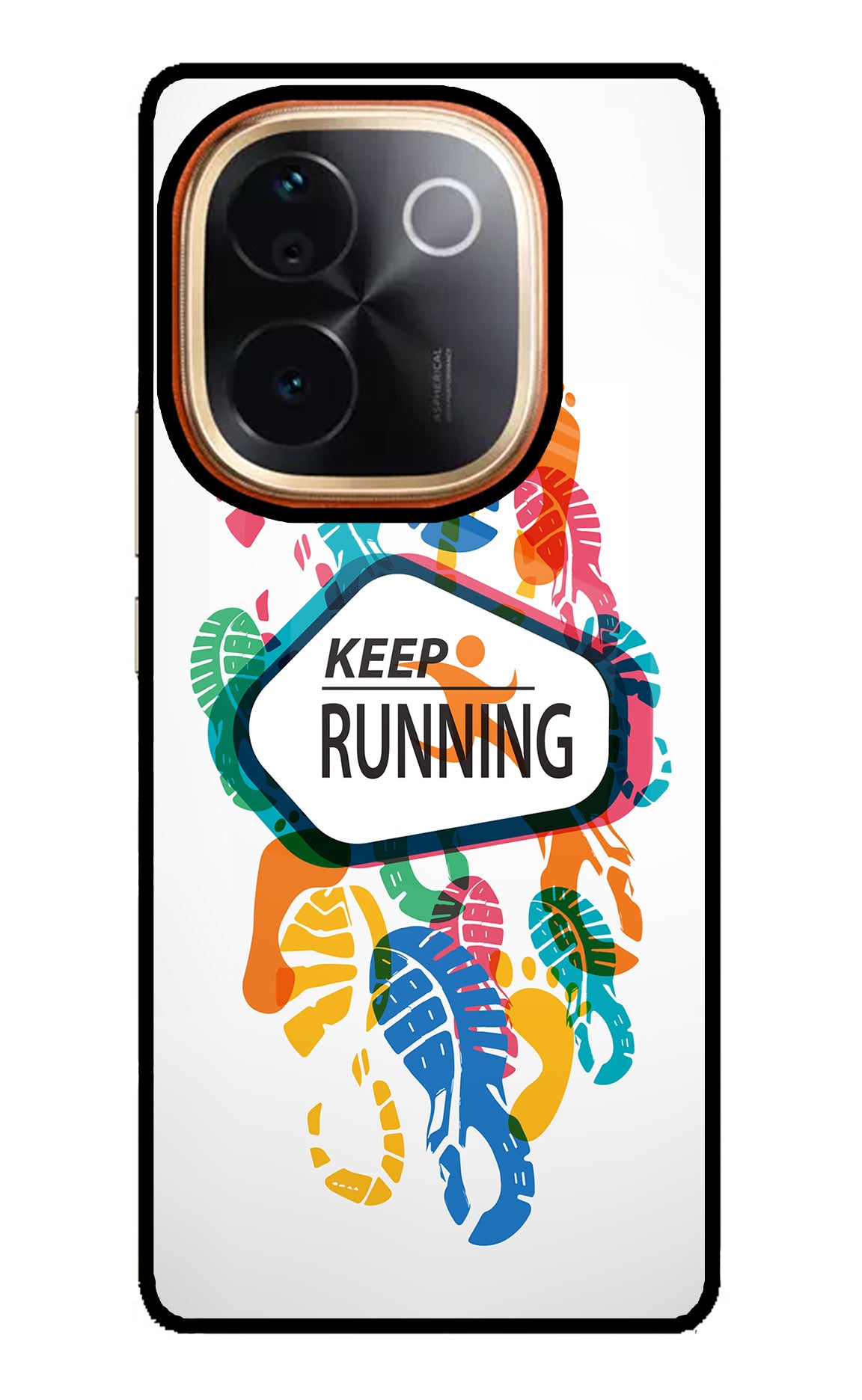 Keep Running Vivo T3 Pro 5G Glass Case