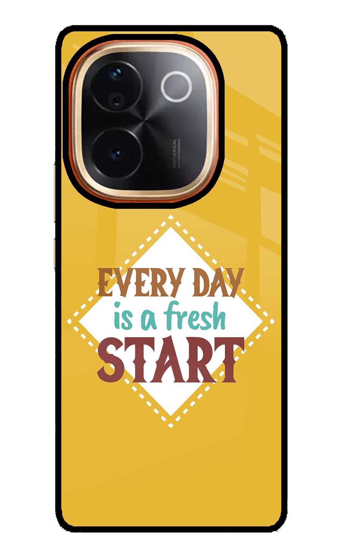Every day is a Fresh Start Vivo T3 Pro 5G Glass Case
