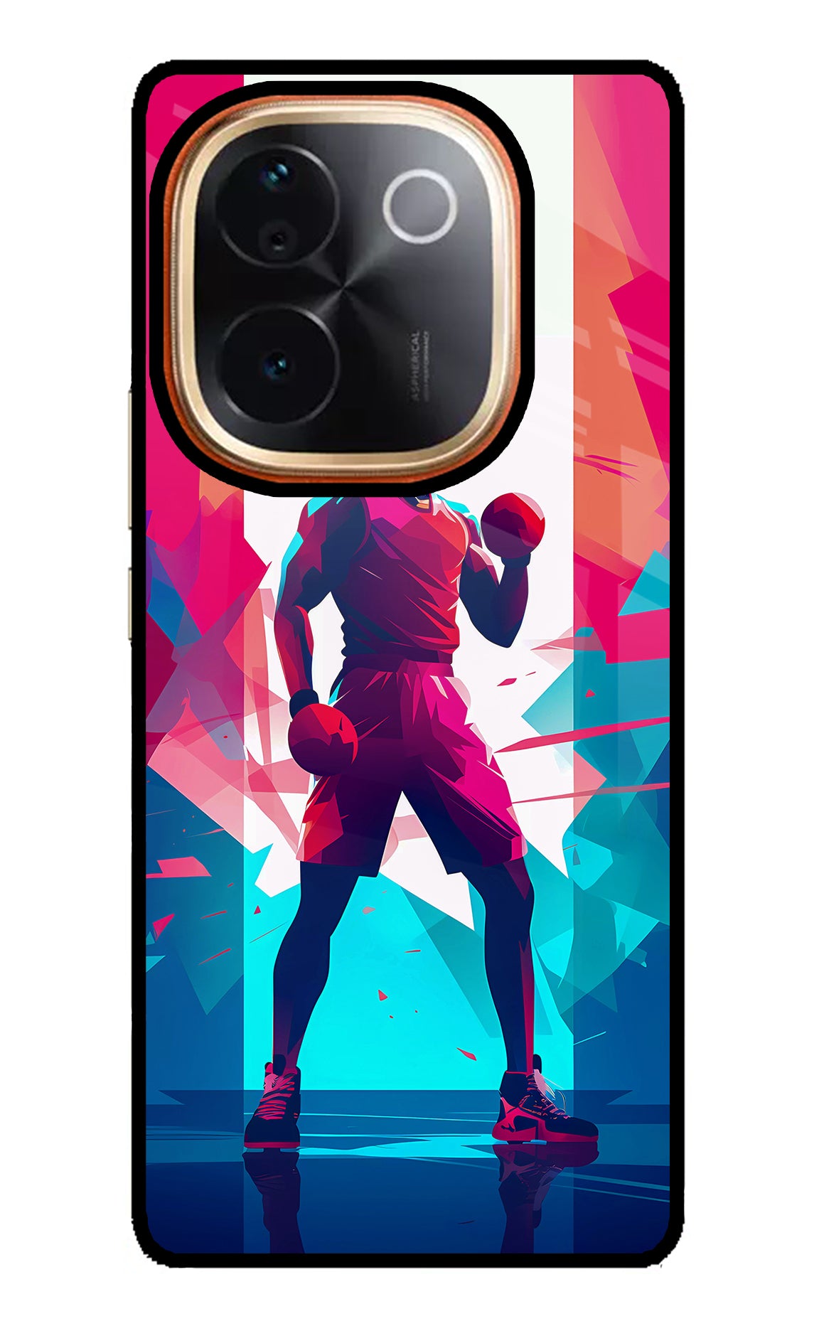 Champion Fighter (AI Generated) Vivo T3 Pro 5G Glass Case