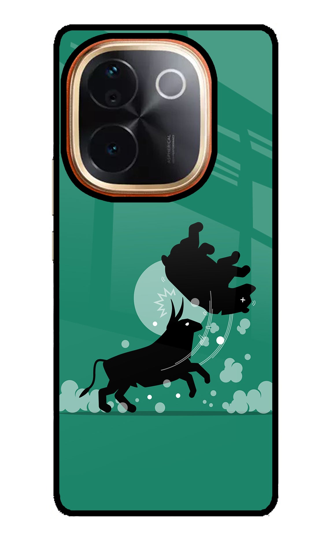 Bull Conqueror Vivo T3 Pro 5G Glass Case
