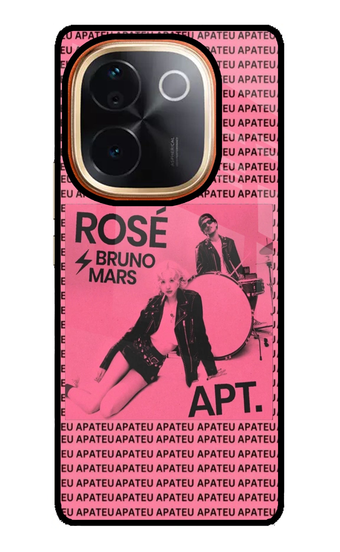 APT BRUNO AND ROSÉ Vivo T3 Pro 5G Glass Case
