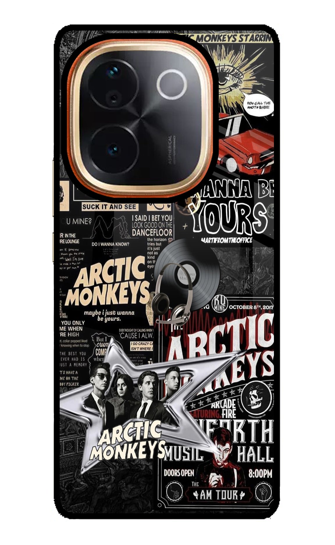 Arctic Monkeys Vivo T3 Pro 5G Glass Case