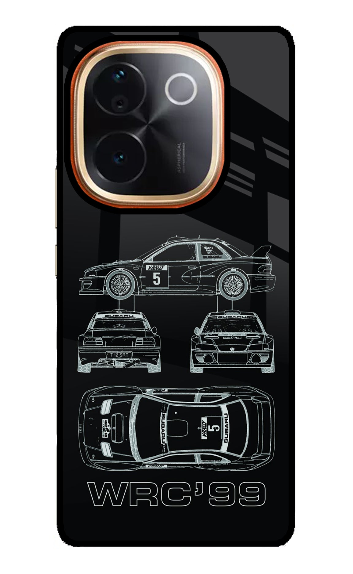 WRC'99 Vivo T3 Pro 5G Glass Case