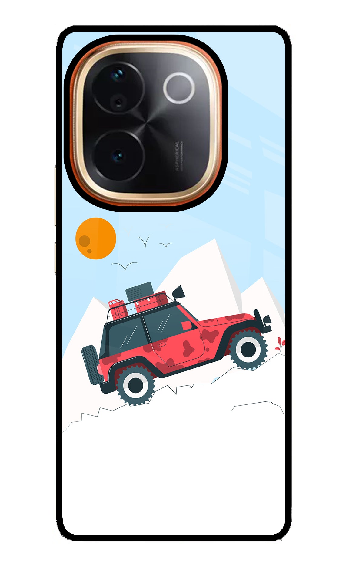 Mountain Trail Beast Vivo T3 Pro 5G Glass Case