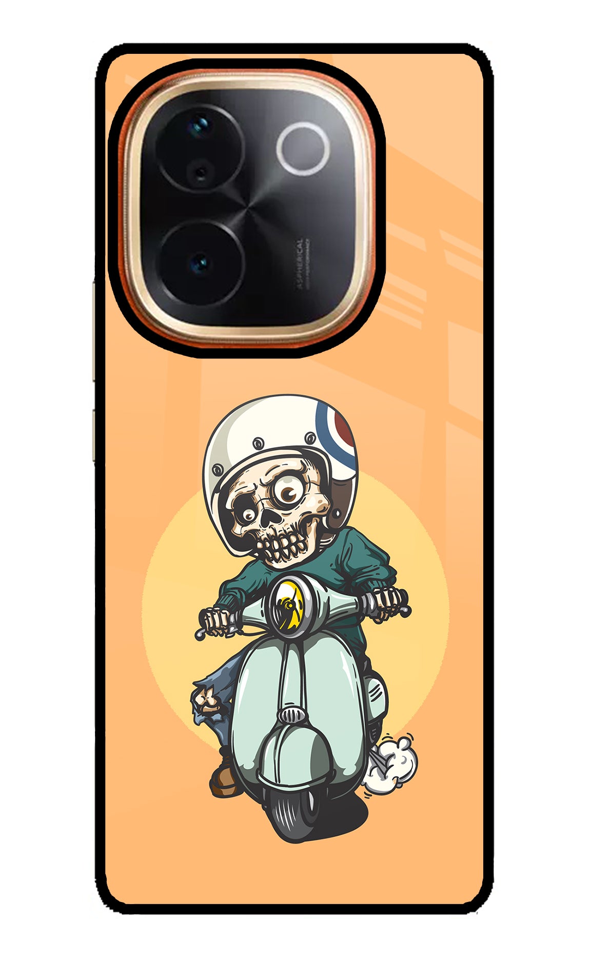 Undead Biker Vivo T3 Pro 5G Glass Case