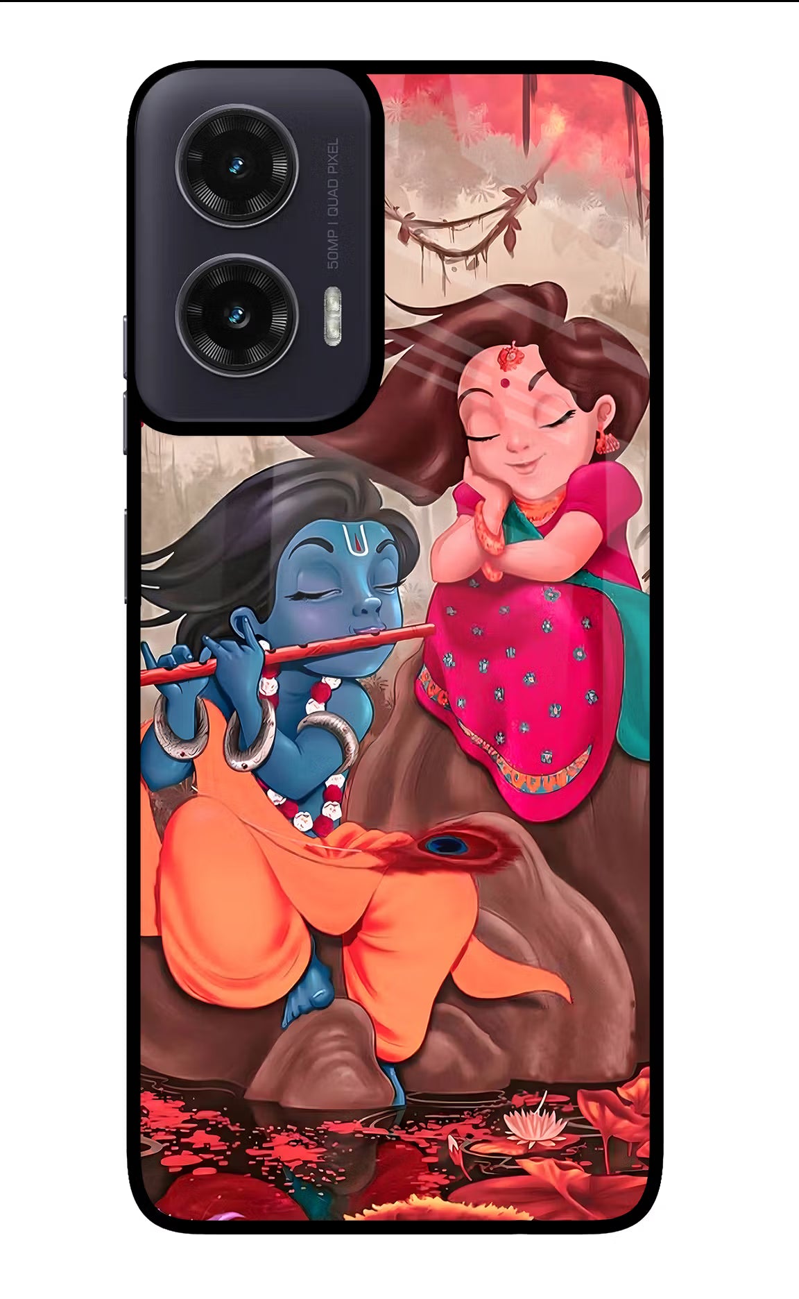 Radhe Krishna Case for Moto G35 5G by Casekaro