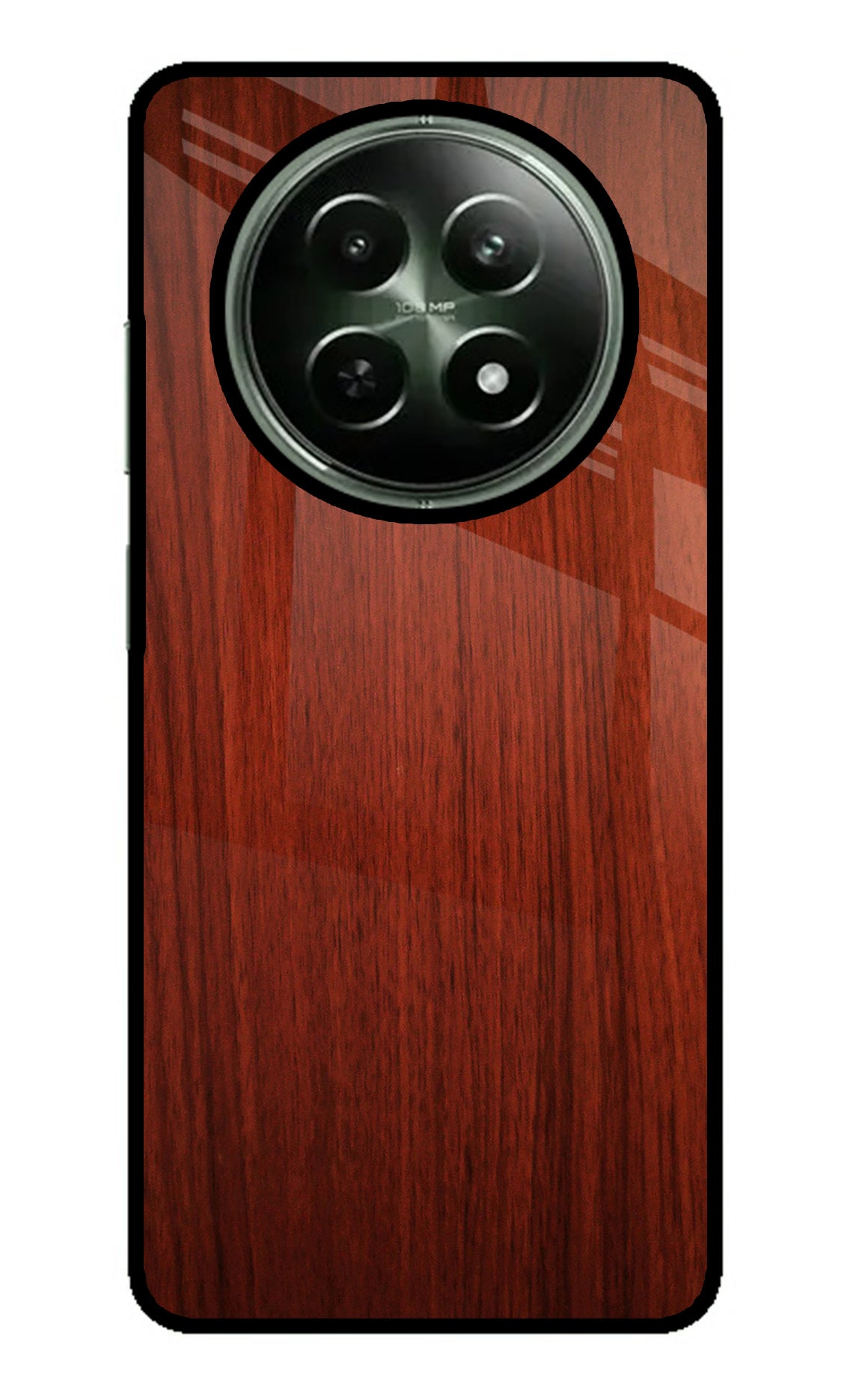 Wooden Plain Pattern Realme 12x 5G Glass Case