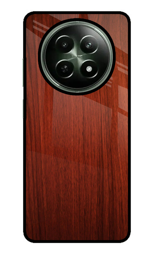 Wooden Plain Pattern Realme 12x 5G Glass Case