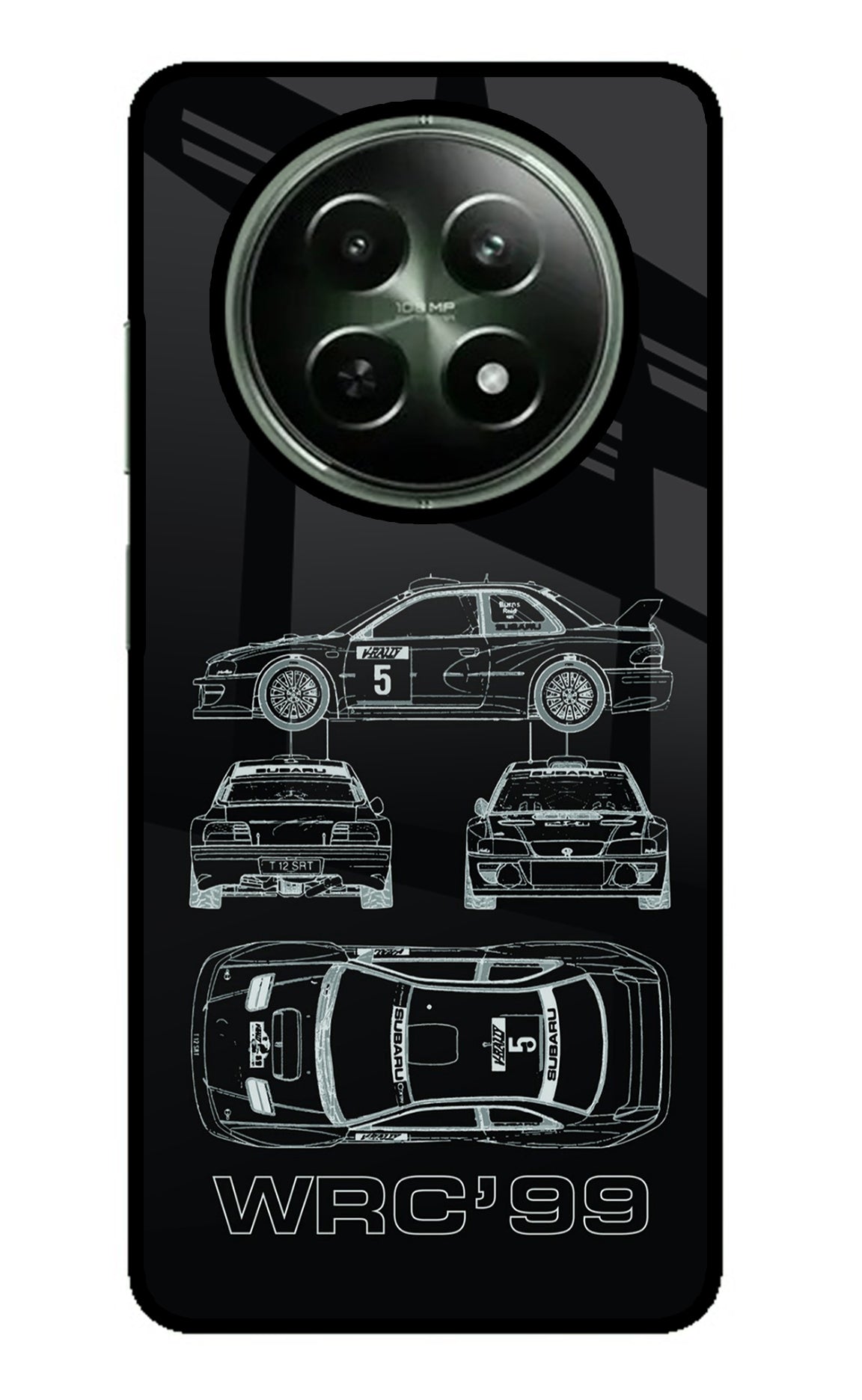 WRC'99 Realme 12x 5G Glass Case