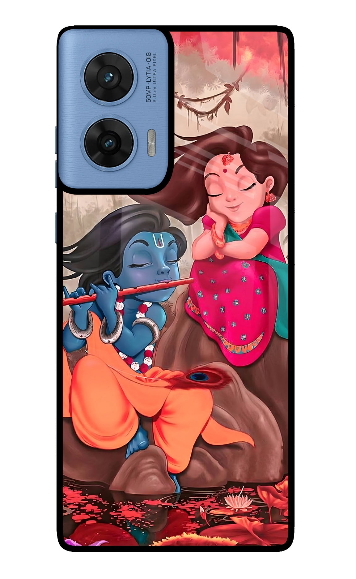 Radhe Krishna Case for Moto Edge 60 Fusion